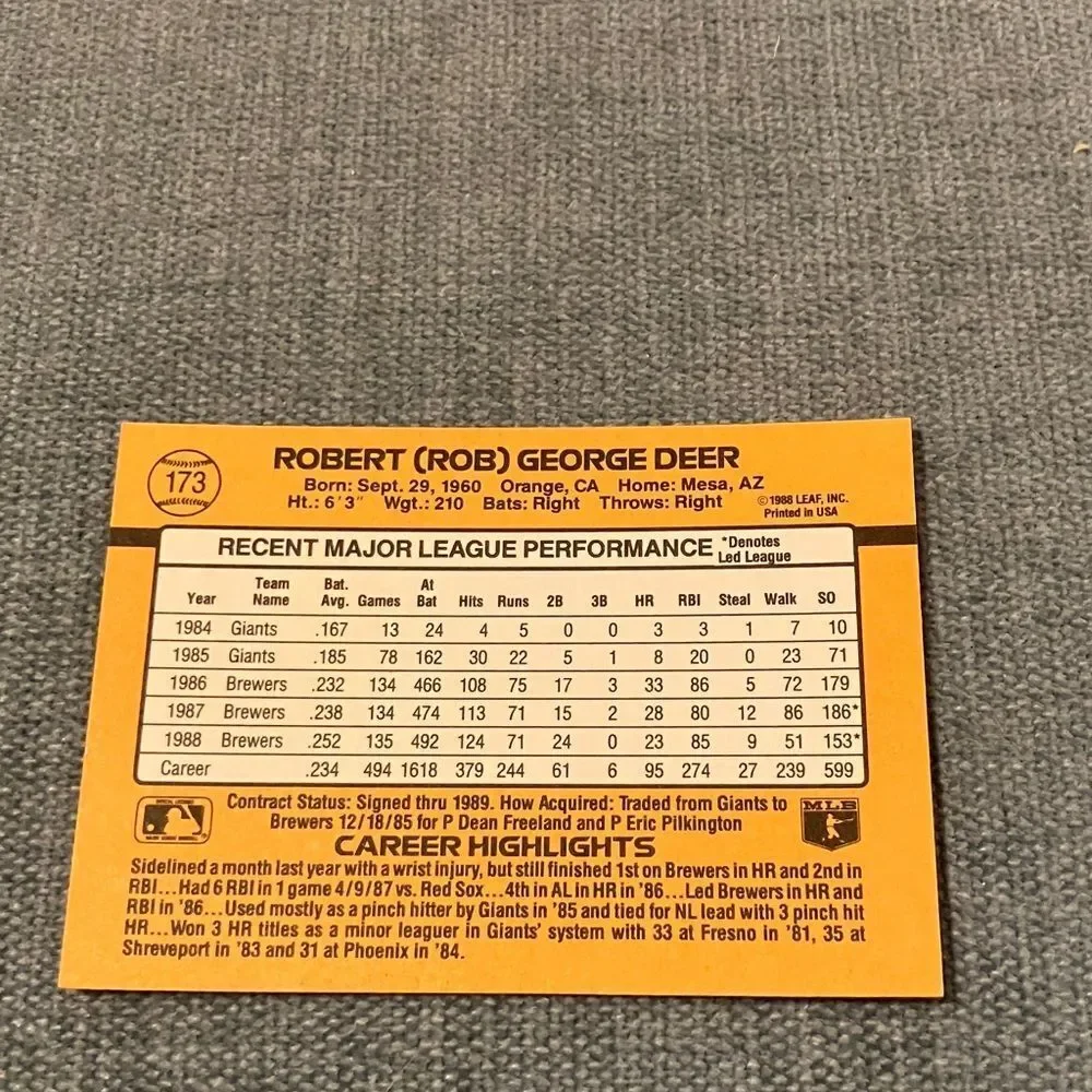 Donruss see pictures